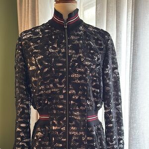 Elegant Black Lace Women's dress